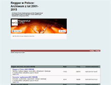Tablet Screenshot of forum.reggaenet.pl